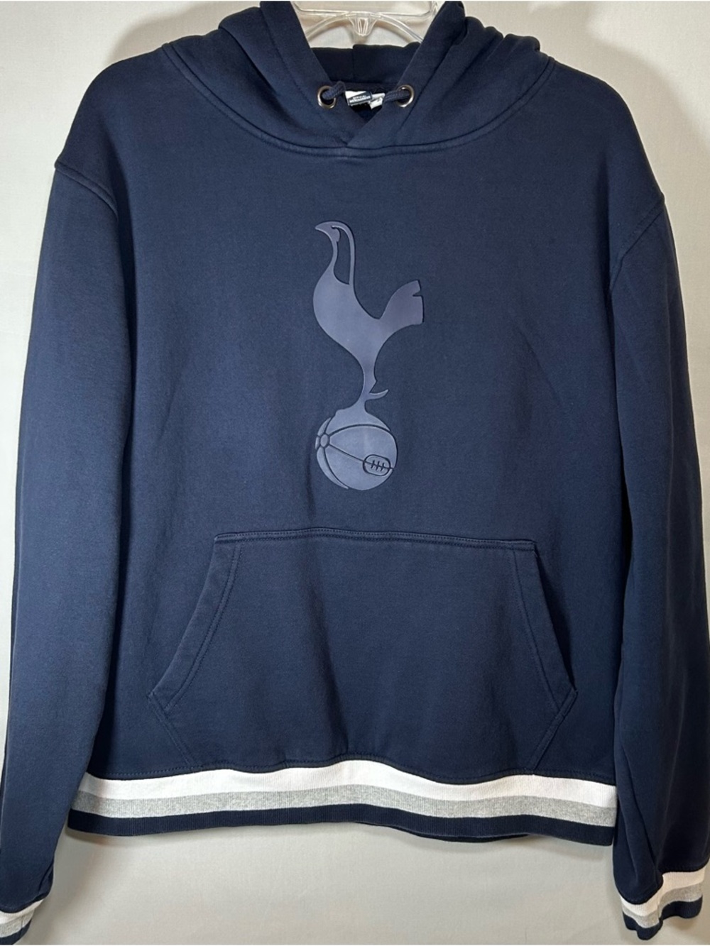 Tottenham Hotspur Football Club Official Pullover Hoodie Blue Men's XLarge